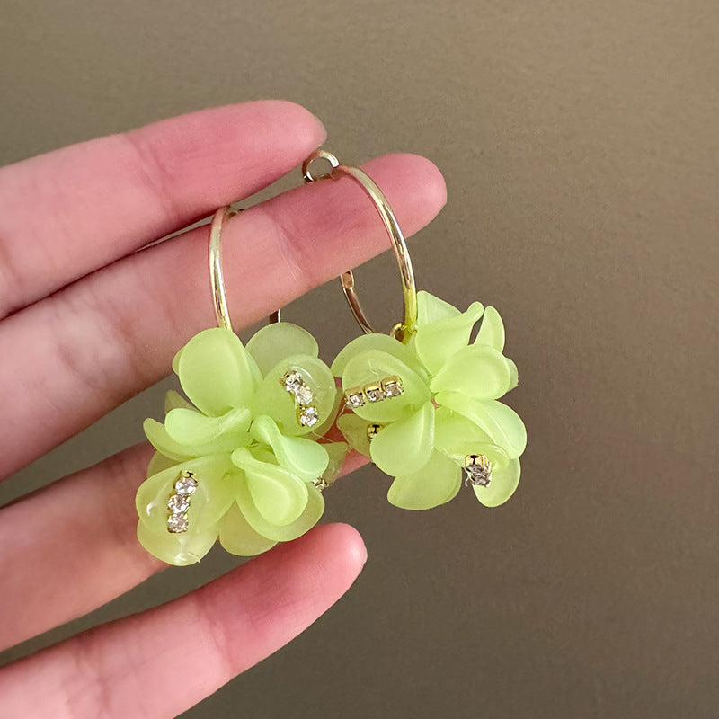 Super Fairy Winter Exquisite Beautiful Style Sweet Flexible Simple Temperamental Earrings