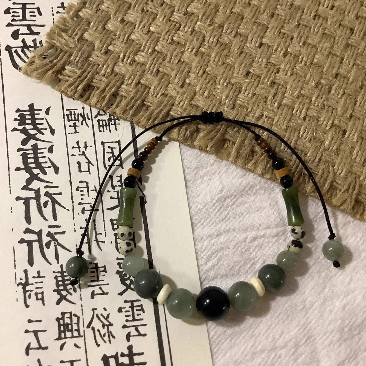 Women's Cold Ancient Style Chinese Bamboo Joint Feeling Bracelets
