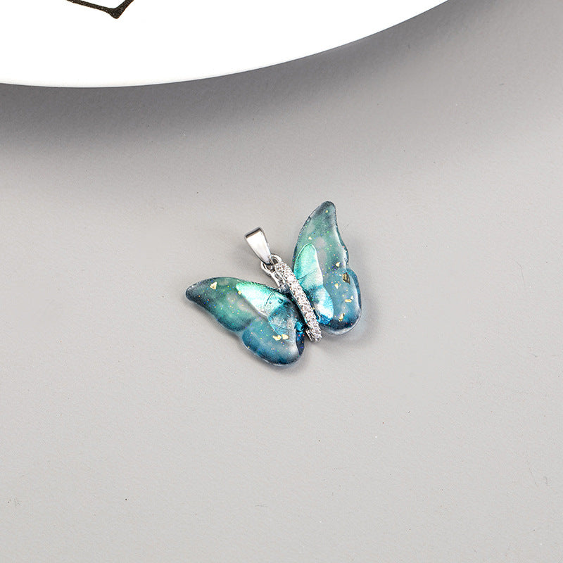 Universal Bow Single Gilded Shell Handmade Pendant