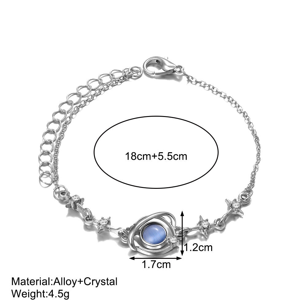 Unique Design Planet Advanced Sense Special Interest Light Luxury Hand Bracelets