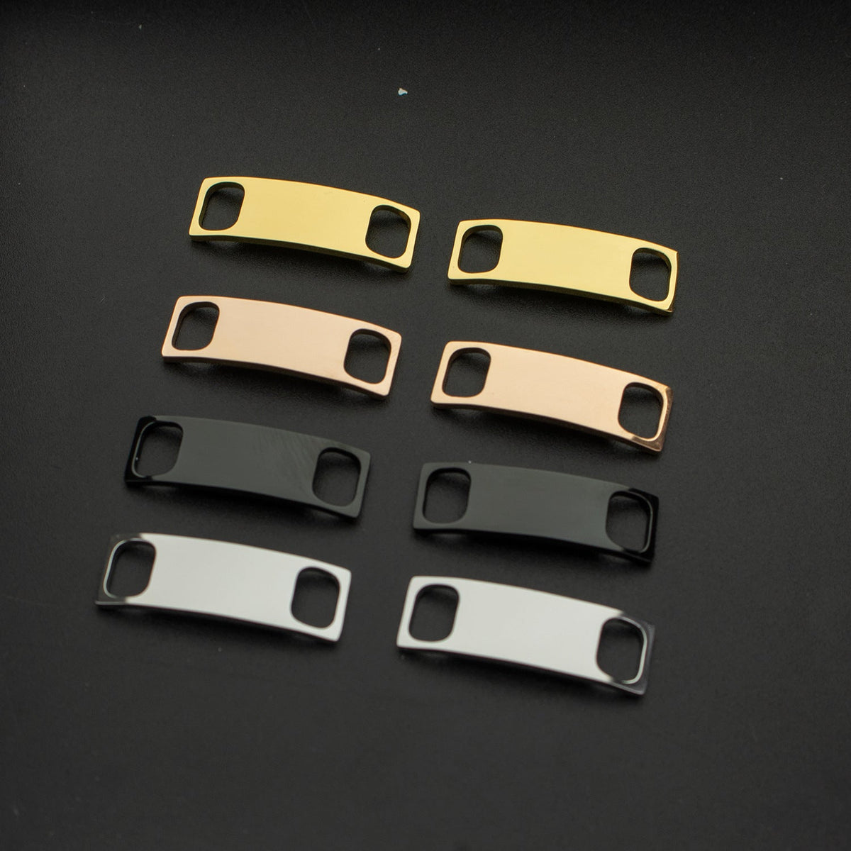 Stainless Steel Shoe Buckle Blank Engraved Pendant
