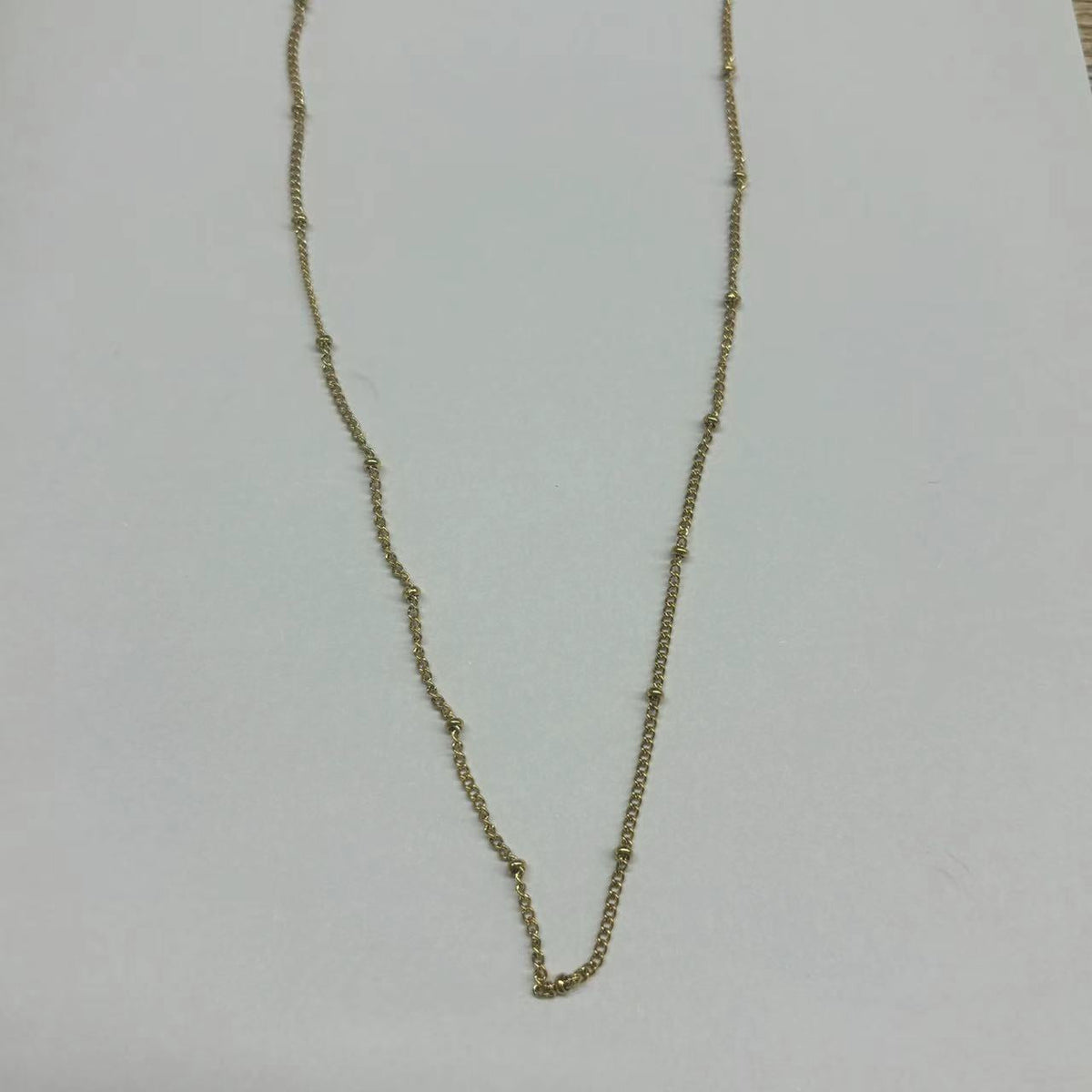 Bubble English Stainless Steel Gold Plated Pendant