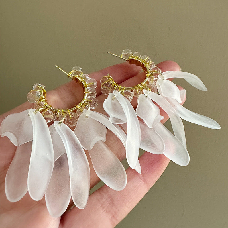 Super Fairy Winter Exquisite Beautiful Style Sweet Flexible Simple Temperamental Earrings