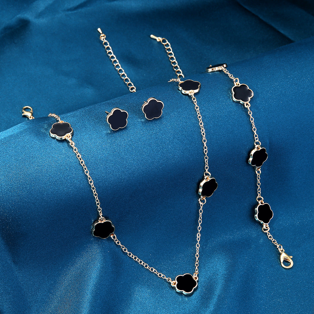 Flower Simple Temperamental Fashion Pork Belly Jewelry Set