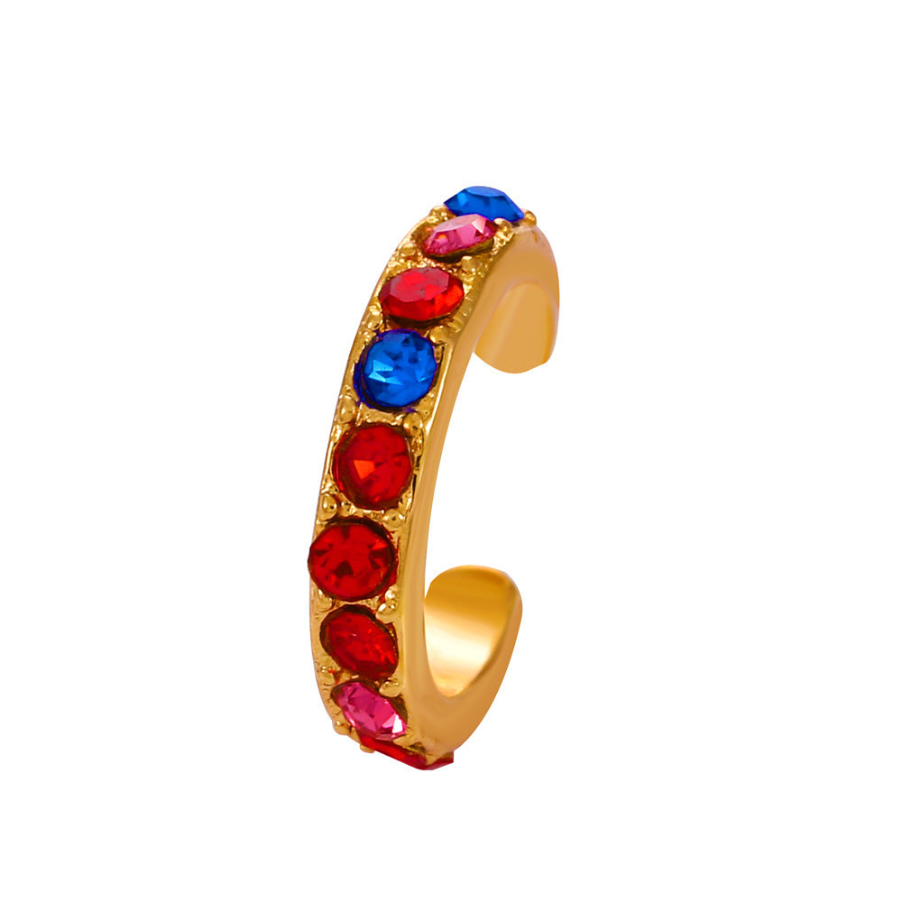 Women's Geometric Clips Retro Minimalist Creative Design Ear Clip