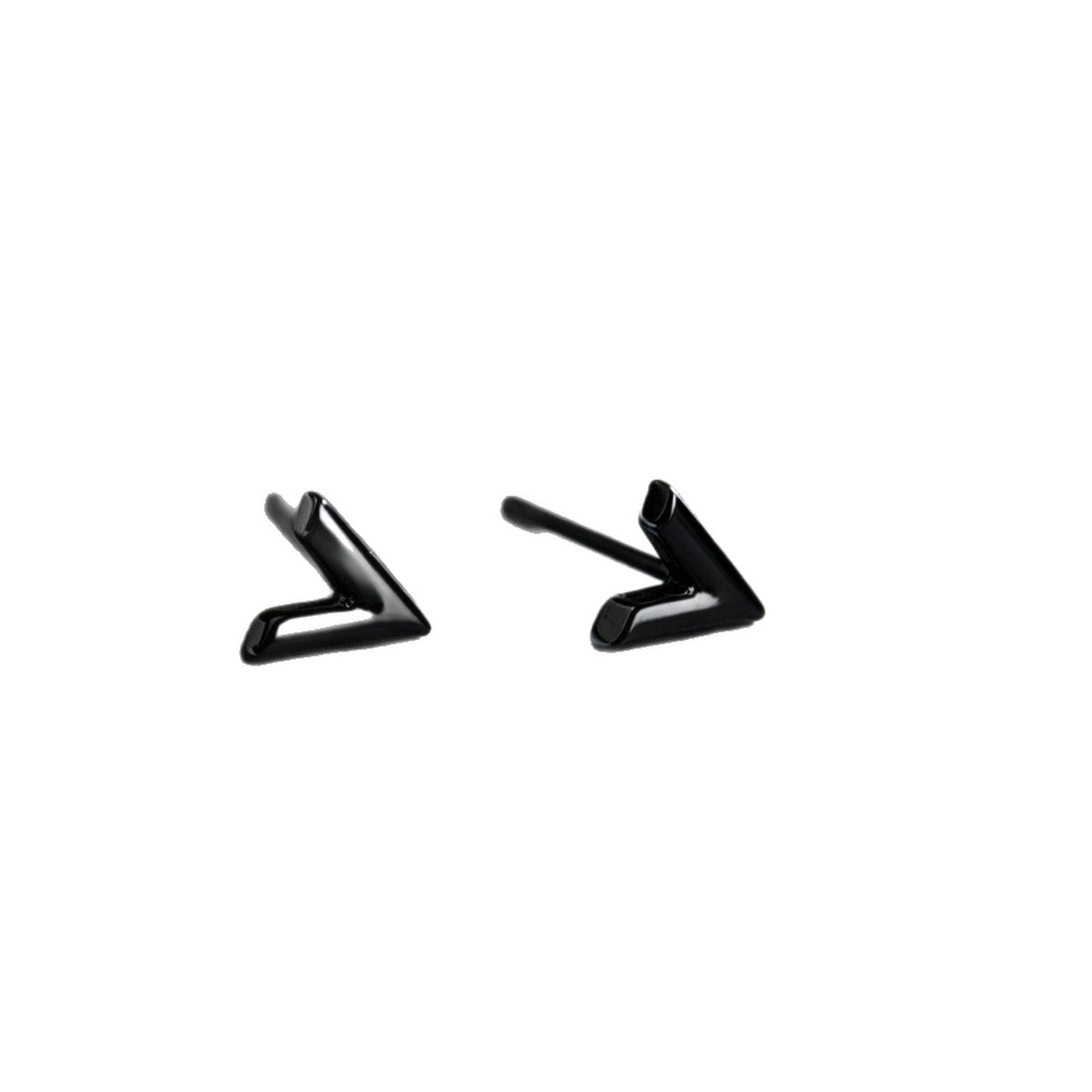 Yan Text Small V-shaped Female Minority Mini Alphabet Rings