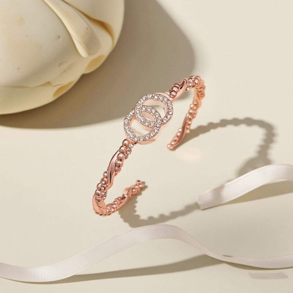 High Version Double Bangle Female Classic Style Bracelet