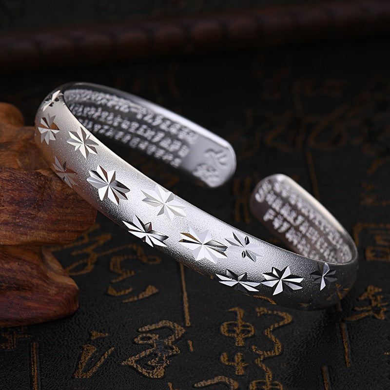 Live Broadcast Alluvial Heart Sutra Female Starry Sky Simple Bracelets