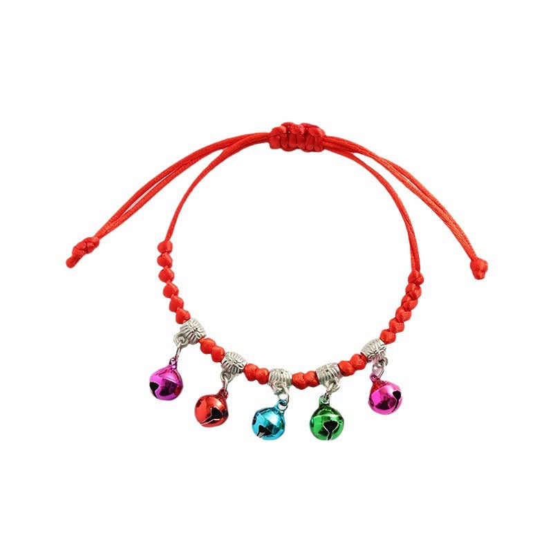 Dragon Boat Festival Hand-woven Fu Lock Red Rope Bracelets