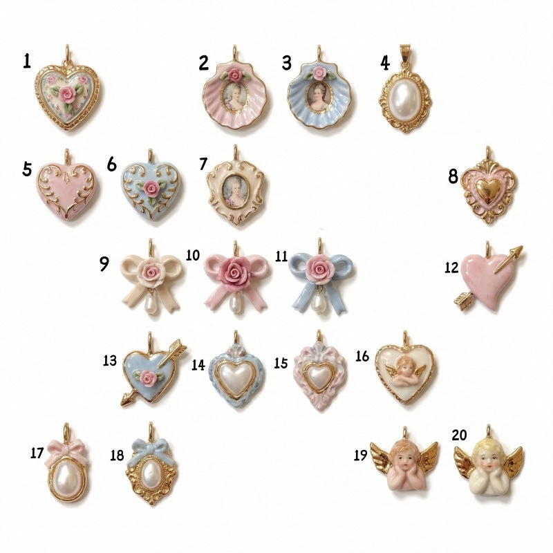 Love Small Pink Shell Bow Daily High Pendant