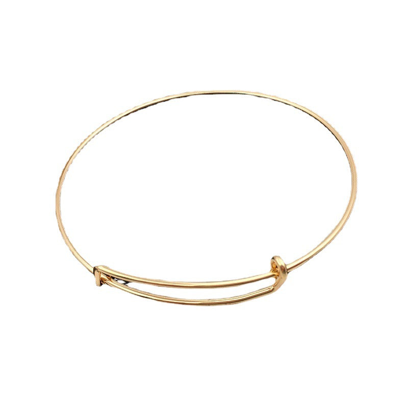 Popular Push-pull Telescopic Adjustable Steel Wire Bracelet