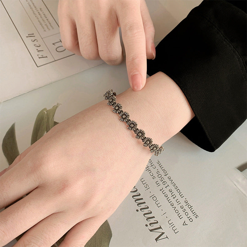 Retro Daisy Korean Fashion Graceful Mori Sunflower Bracelet