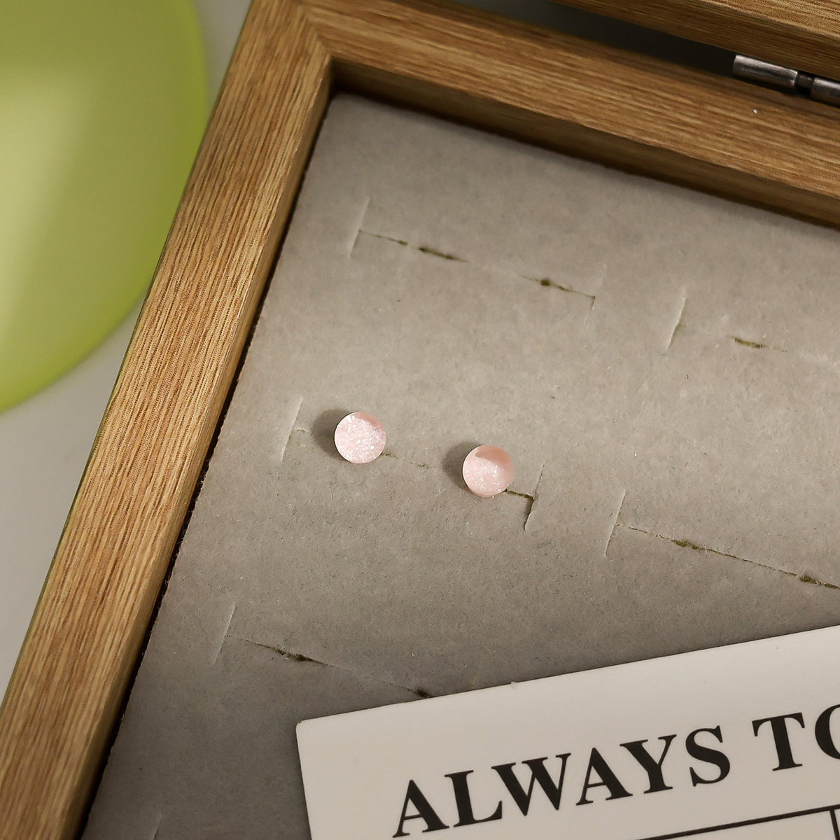 Biological Porcelain Ear Female Design Transparent Sleeping No Need To Stud Earrings