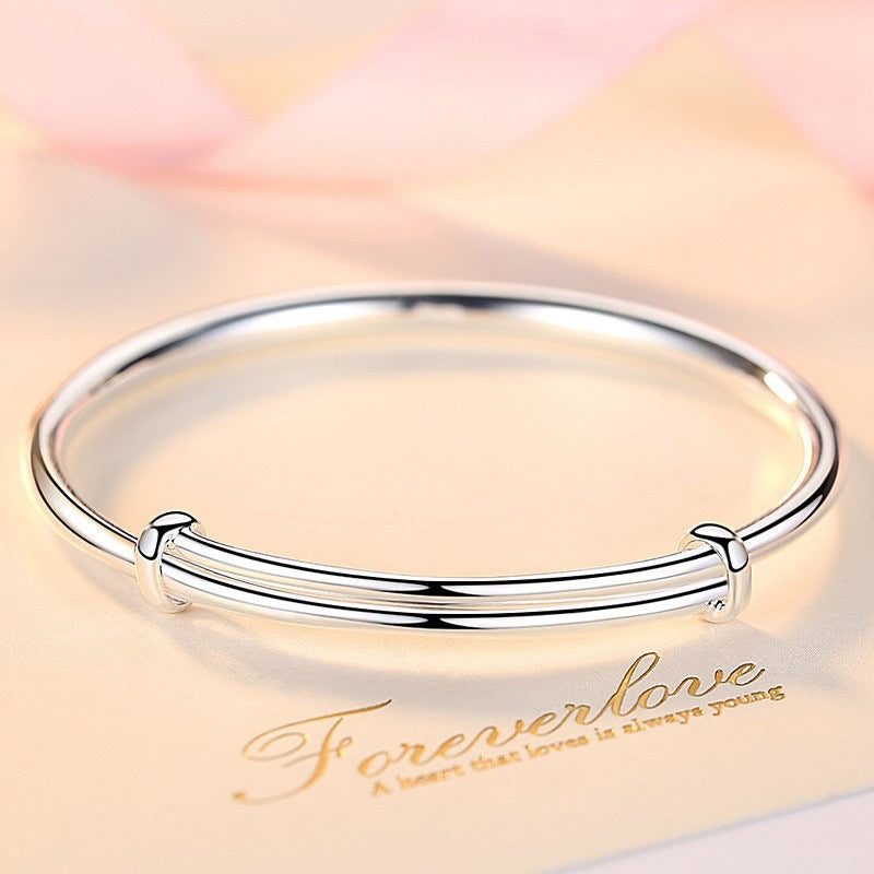 Women's Korean Fashionable Round Belly Glossy Light Simple Bracelet