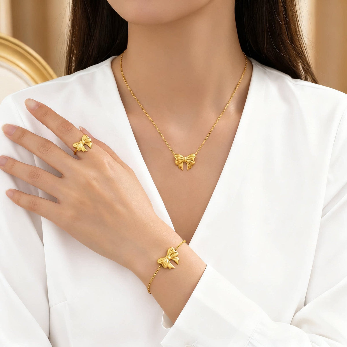 Titanium Steel Design Stainless Gold-plated Exquisite Pendants
