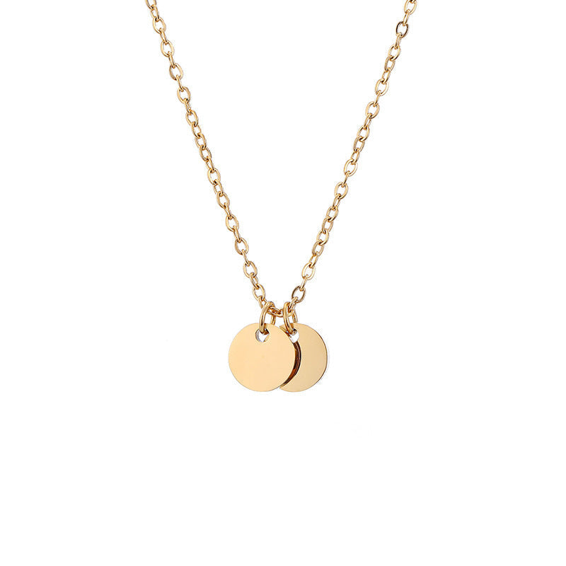 Innovative Attractive Personalized Stainless Steel Round Necklace