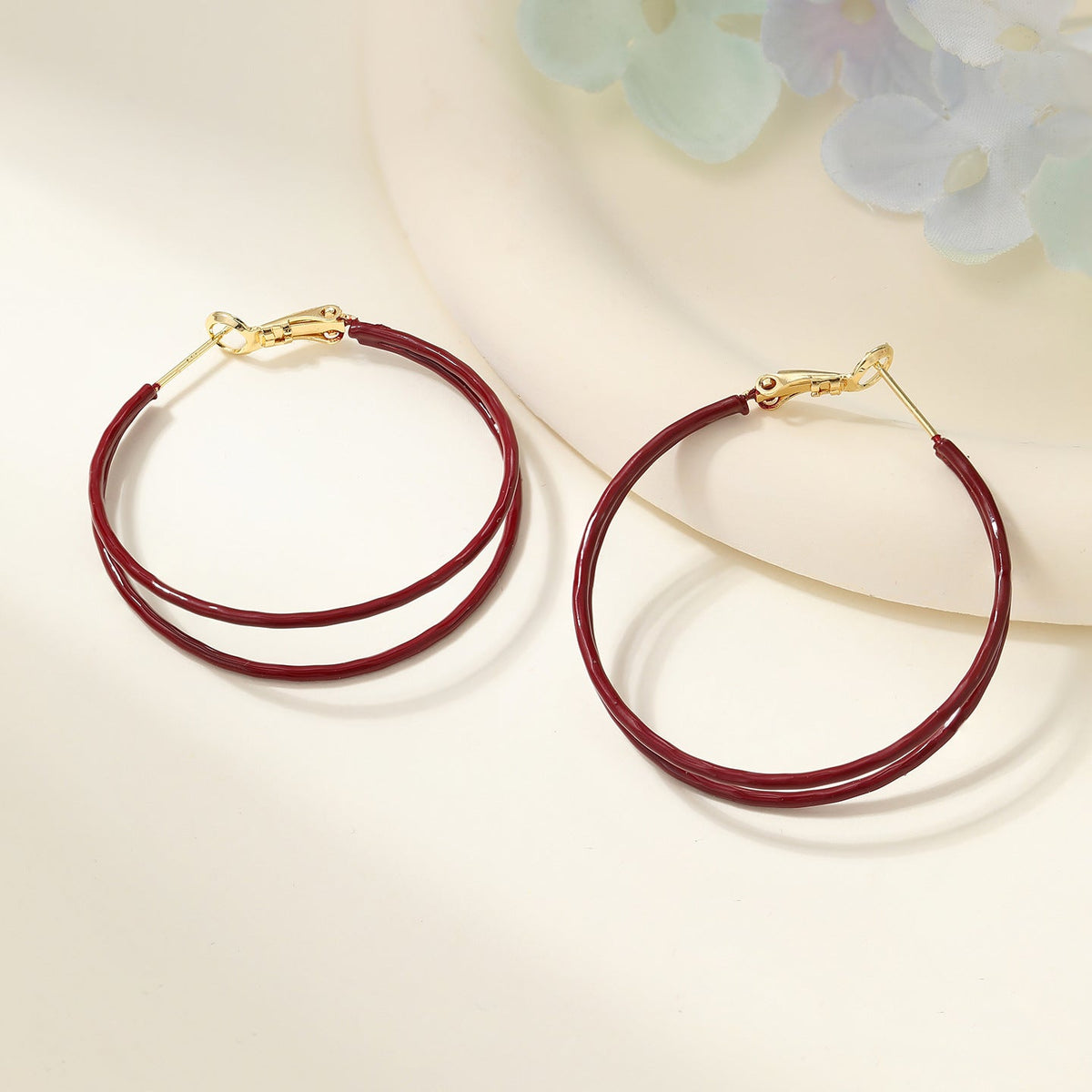 Women's Of Sier Big Hoop Light Luxury High-grade Ear Earrings