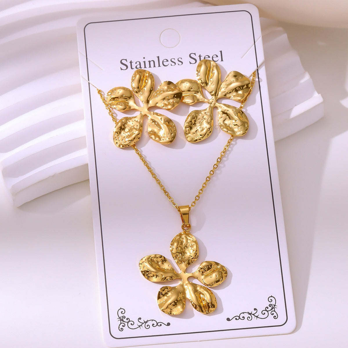 Hydraulic Suit Butterfly Love Irregular Personality Jewelry Set