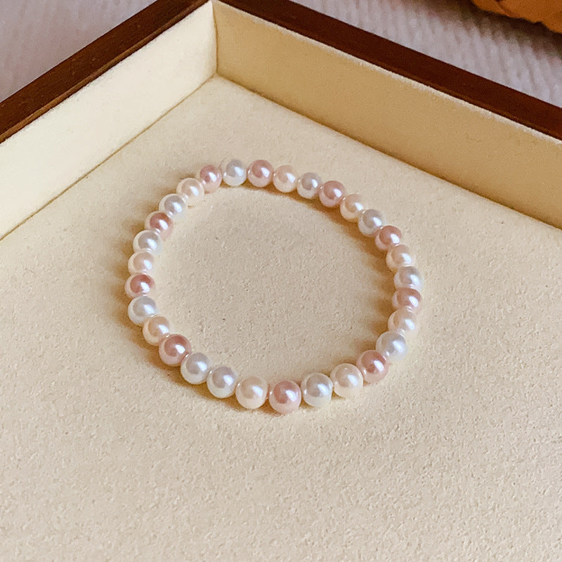 Women's Pearl Geometric Stretch Retro Sweet Fashionable Elegant Bracelets