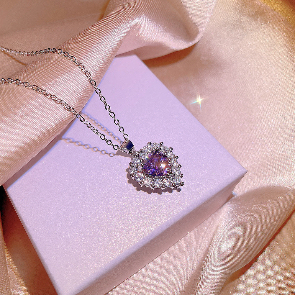 Women's The Ocean Zircon Crystal Exquisite Inlaid Suit Necklaces