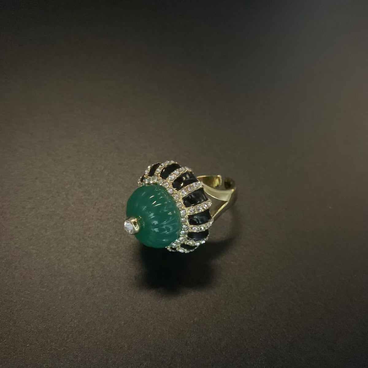 Palace Style Elegant Fashionable Light Luxury High-grade Artistic Retro Pumpkin Rings