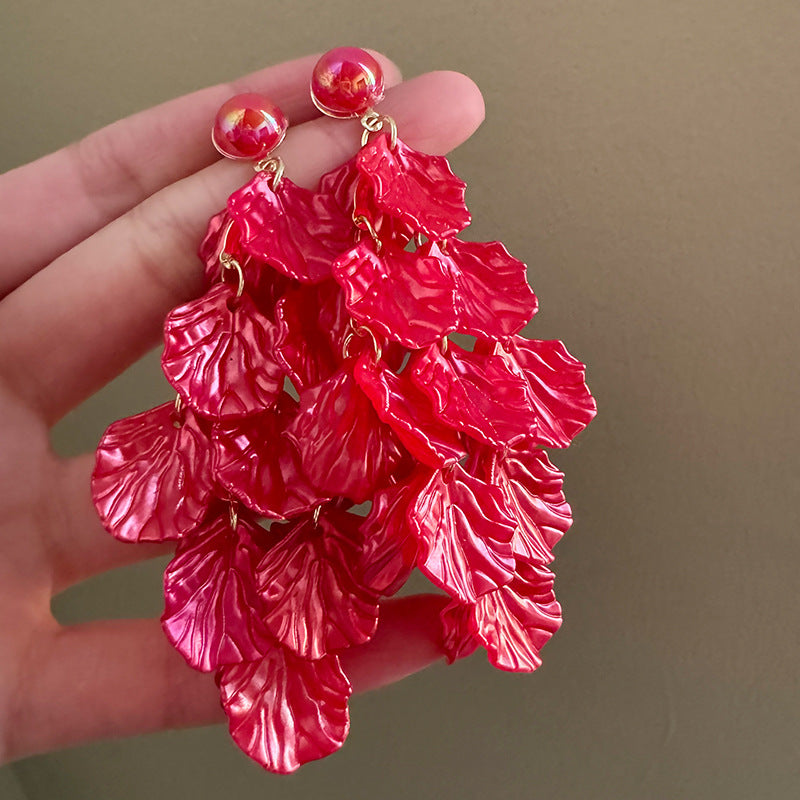 Super Fairy Winter Exquisite Beautiful Style Sweet Flexible Simple Temperamental Earrings