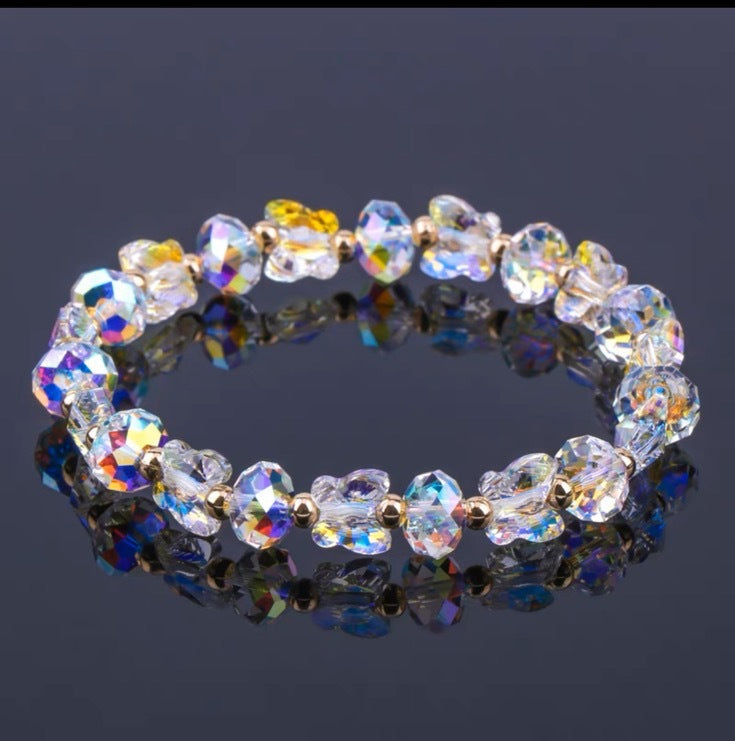 Women's Korean Style Butterfly Crystal Fashion Fresh Bracelet