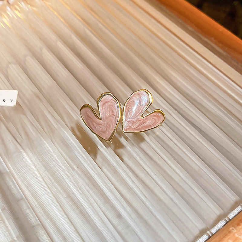 Sier Pearl Flower Temperamental Niche High-grade Earrings