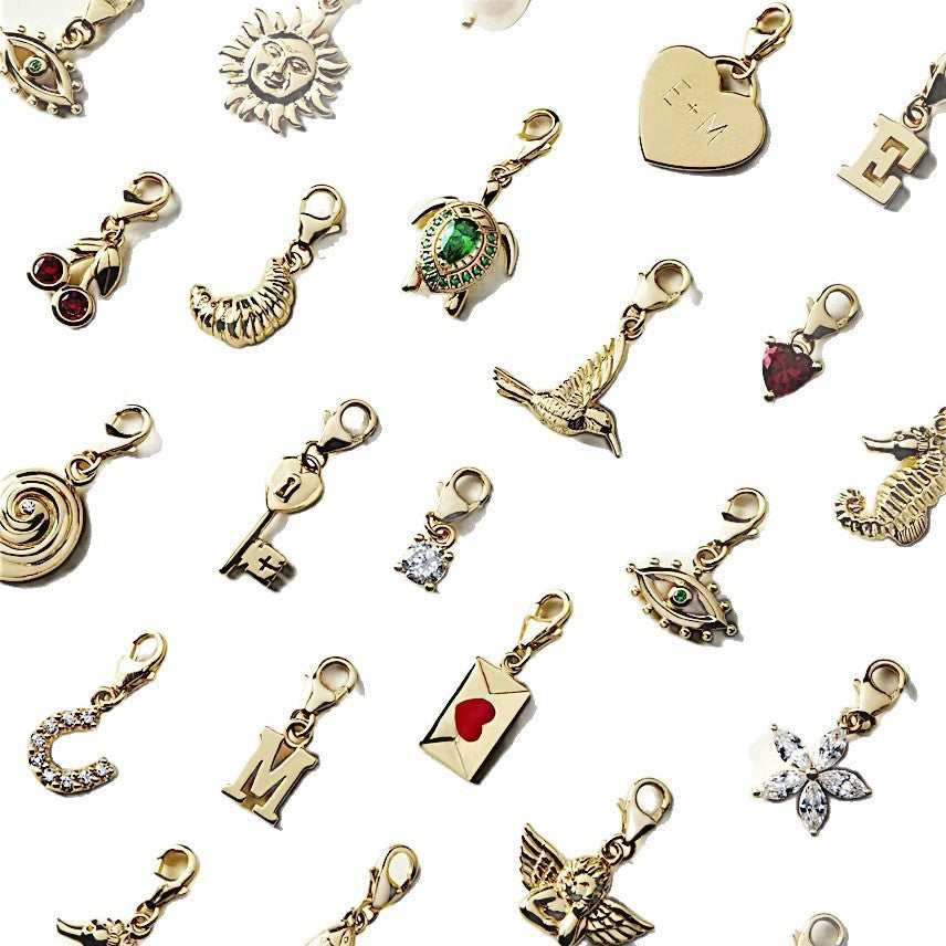 Stainless Steel Golden Animal Physical Long Geometric Accessory Color Pendant