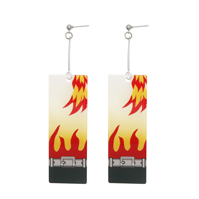 Anime Peripheral No Stove Door Ear Clip Rings