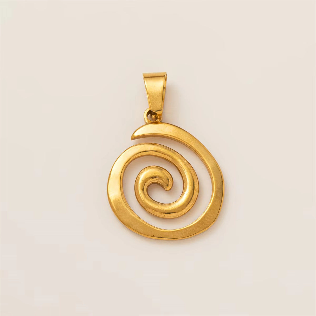 Stainless Steel Ocean Series Parts Furnace Vacuum Plating Gold Pendants