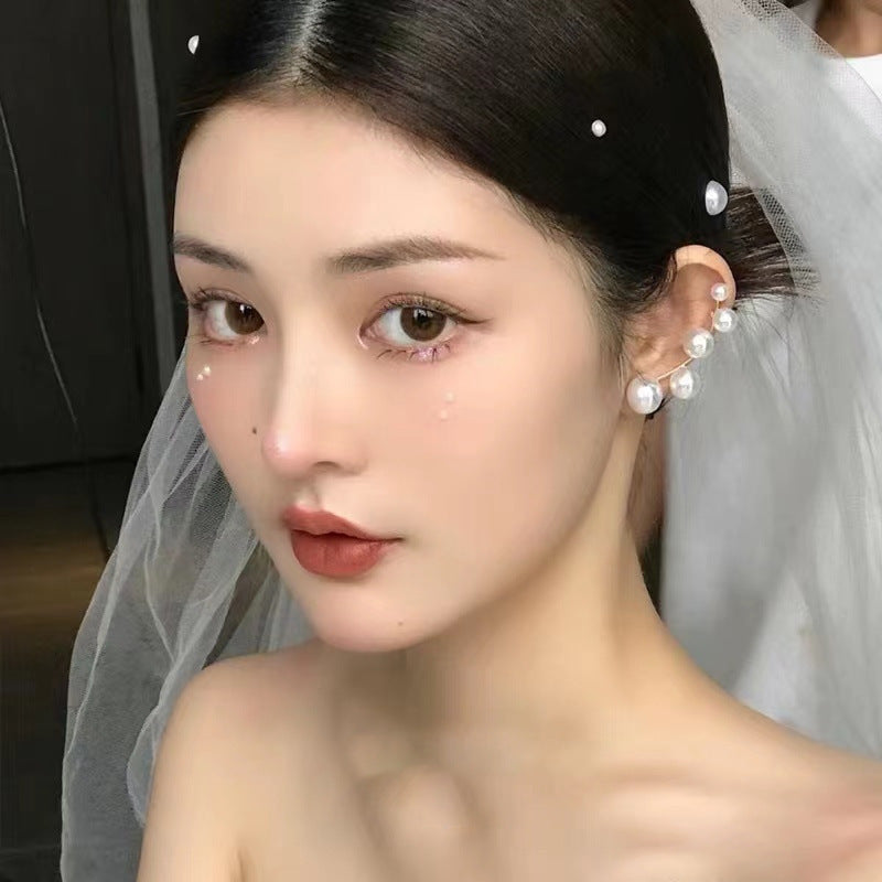 Women's Bridal Pearl For Graceful Personality Trendy Earrings