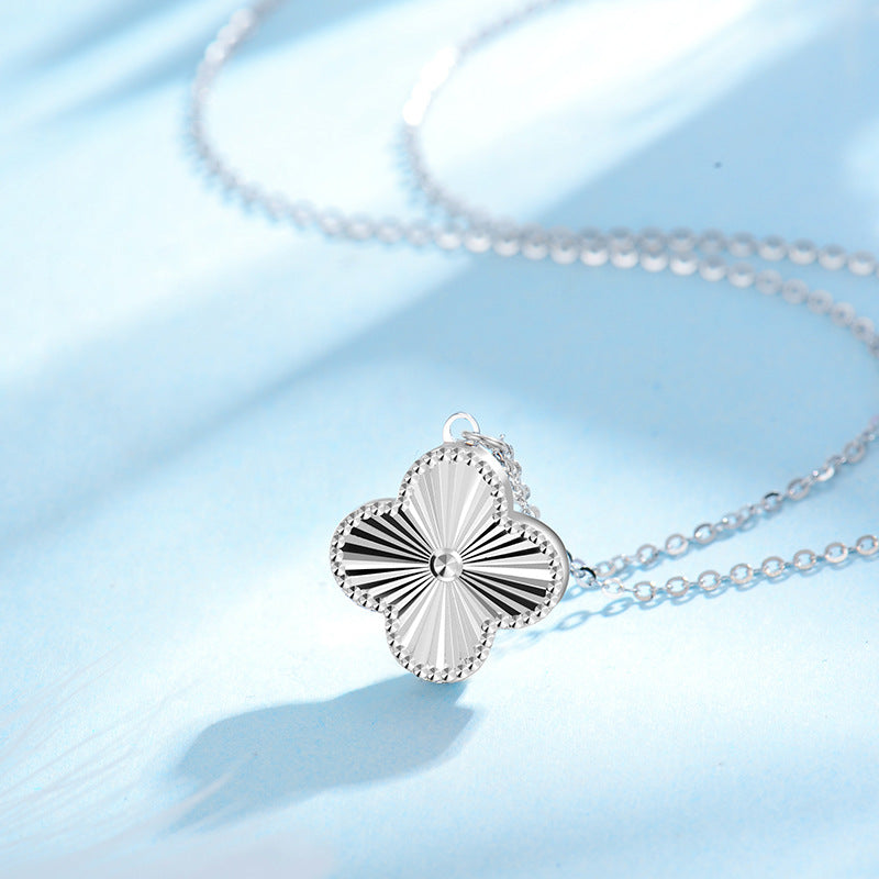 Laser Exquisite High Sense Four-leaf Affordable Necklaces