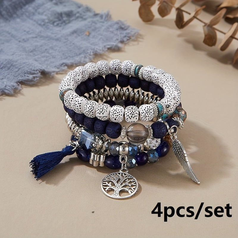 Women's Bohemian Creative Tassel Beaded Fashion Beads Bracelet