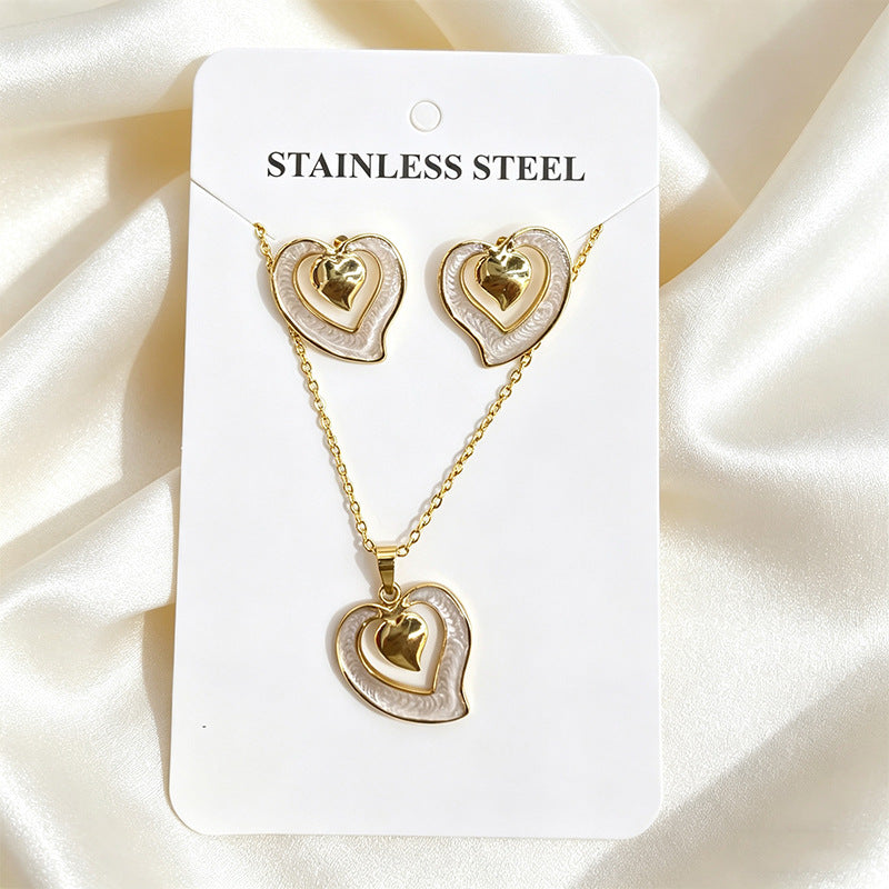 Stainless Steel Enamel Titanium Fashion Personality Necklaces