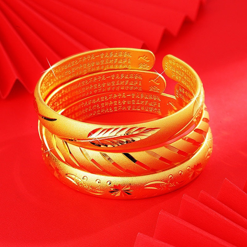 Live Broadcast Alluvial Heart Sutra Female Starry Sky Simple Bracelets
