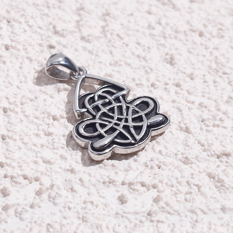 Stylish Three-dimensional Stainless Steel Simple Retro Necklaces