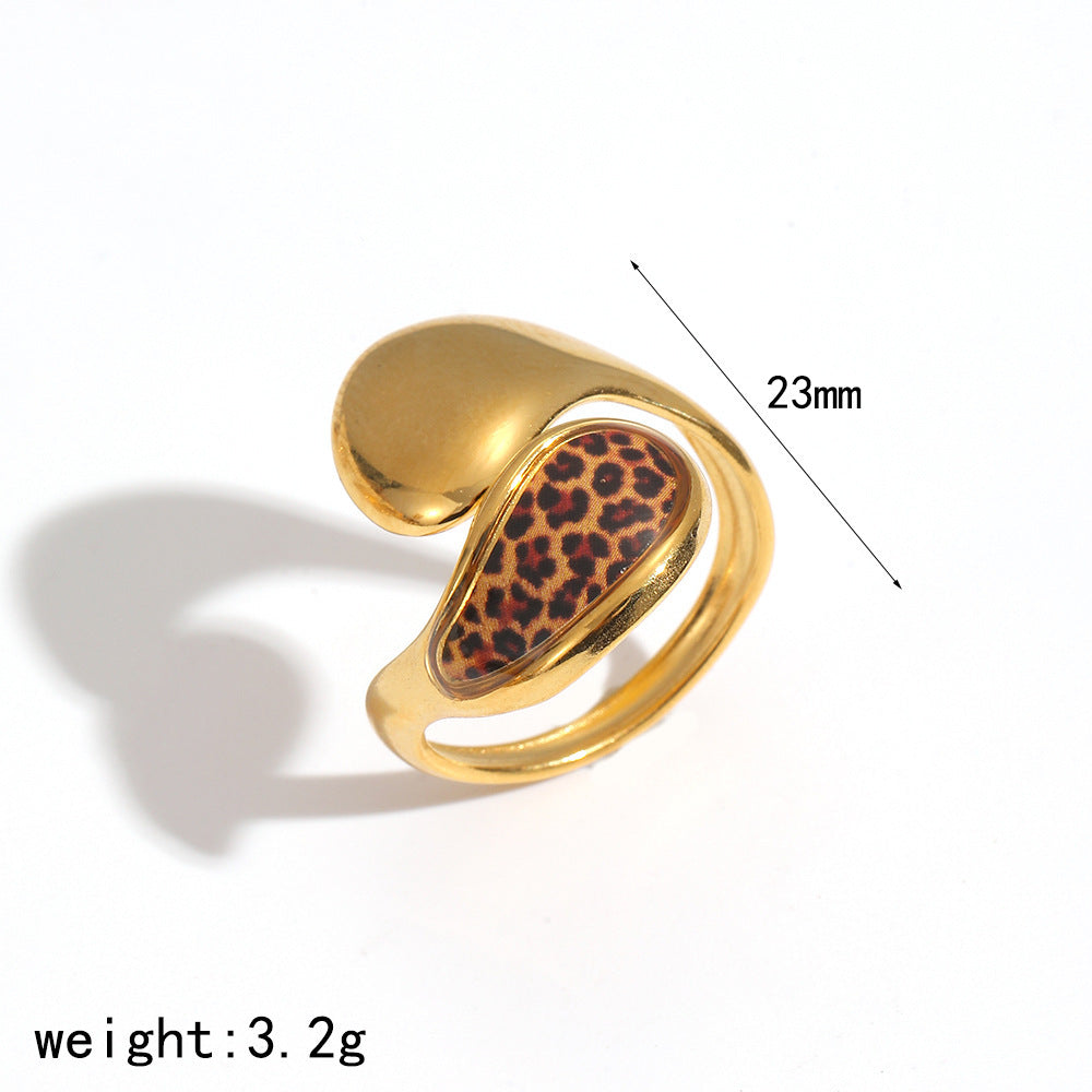 Elegant Resin Graceful Personality Style Amber Jewelry Set