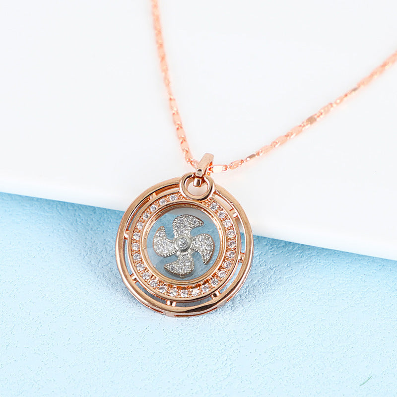 Temple Holiday Gift Rose Plated Gold Pendants