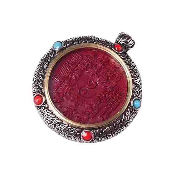 Spending Money Tibetan Sier Taoist Turntable Pendant