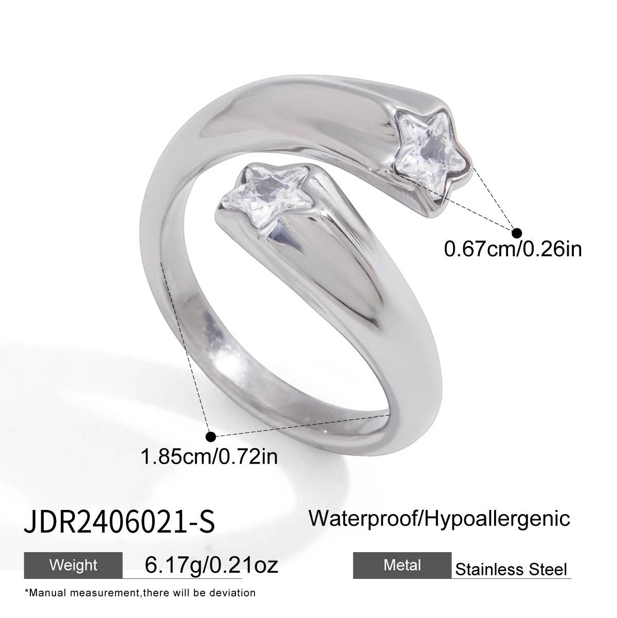 Ding Titanium Steel Niche High-grade Female Jewelry Set