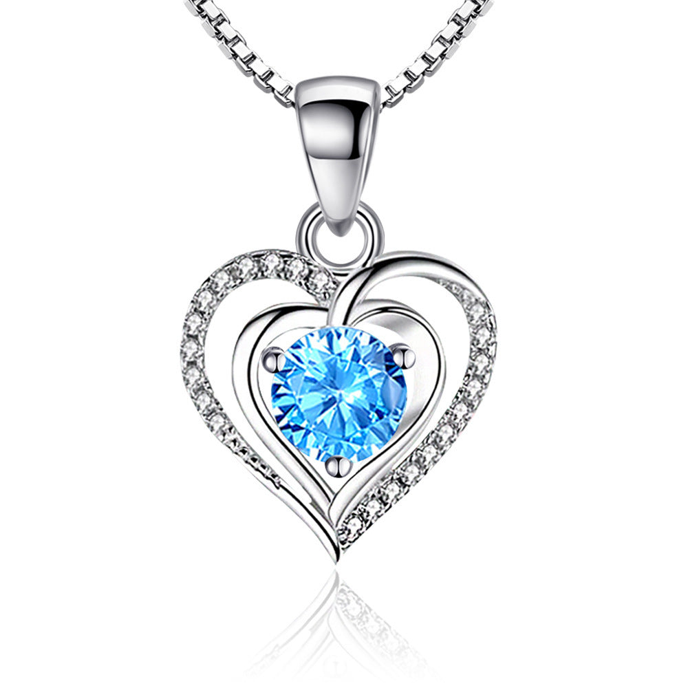 Women's Heart Of The Ocean Full Diamond Pendant