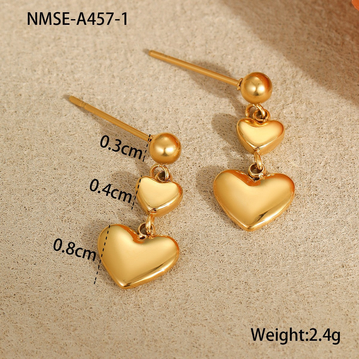 Titanium Steel Valentine's Day Gift Love Souvenir High Jewelry Set