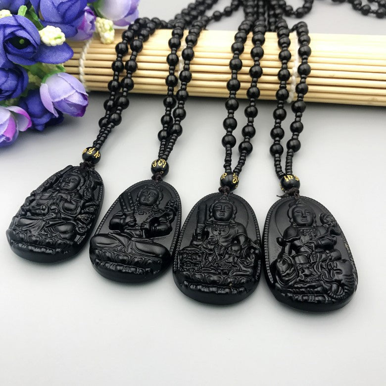 Women's & Men's Chinese Zodiac Eight Patron Saints Birth Buddha National Pendants