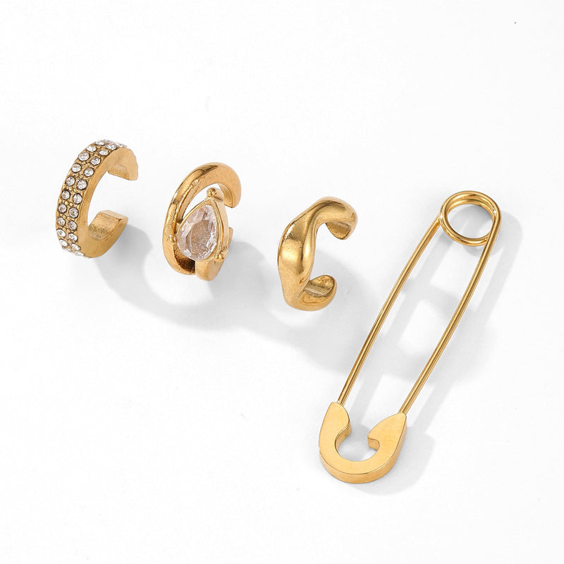 Women's & Men's Korean Style Minority Simple Unique Design Cold Cool Ear Clip
