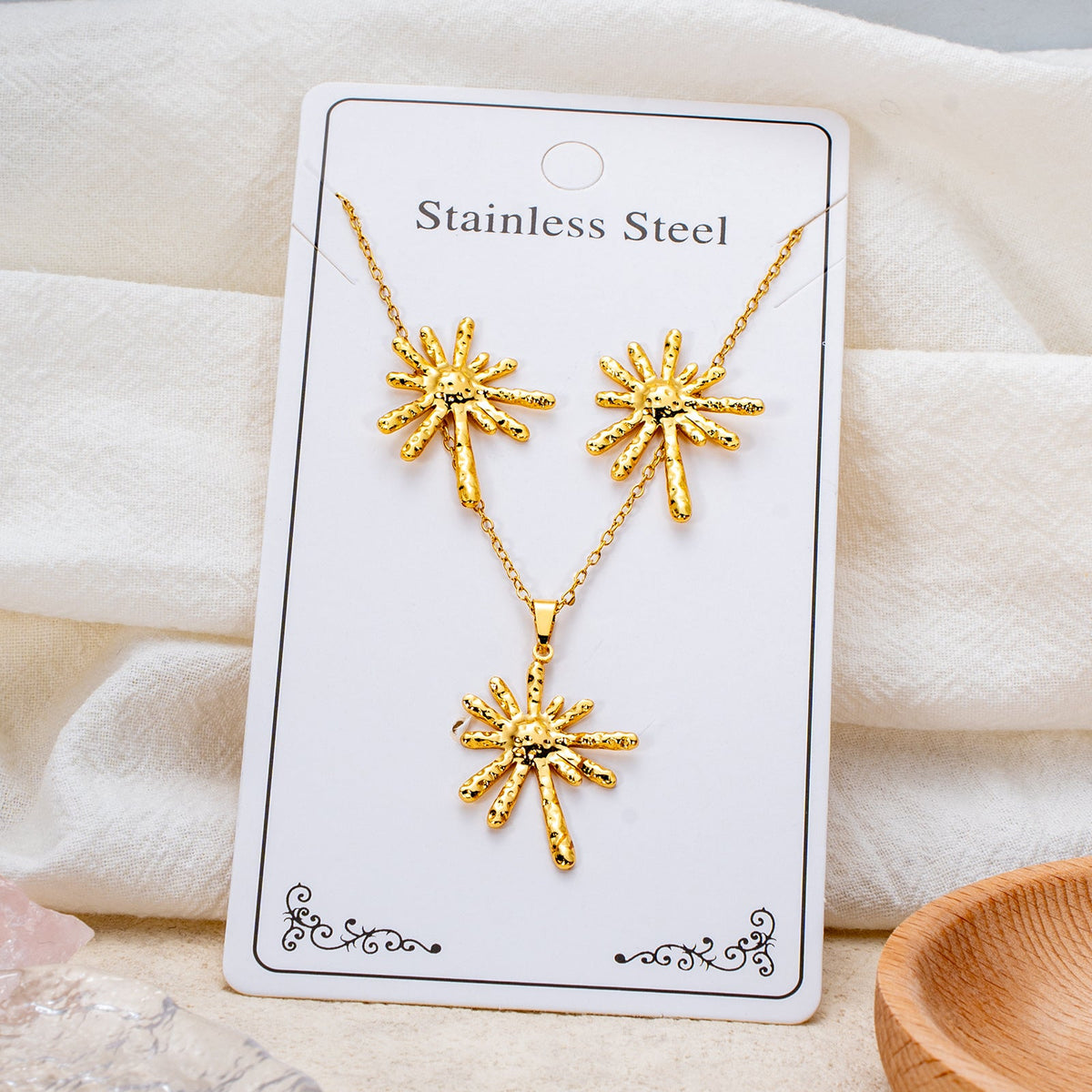 Best-selling Fashion Personality Stainless Steel Variety Of Jewelry Set