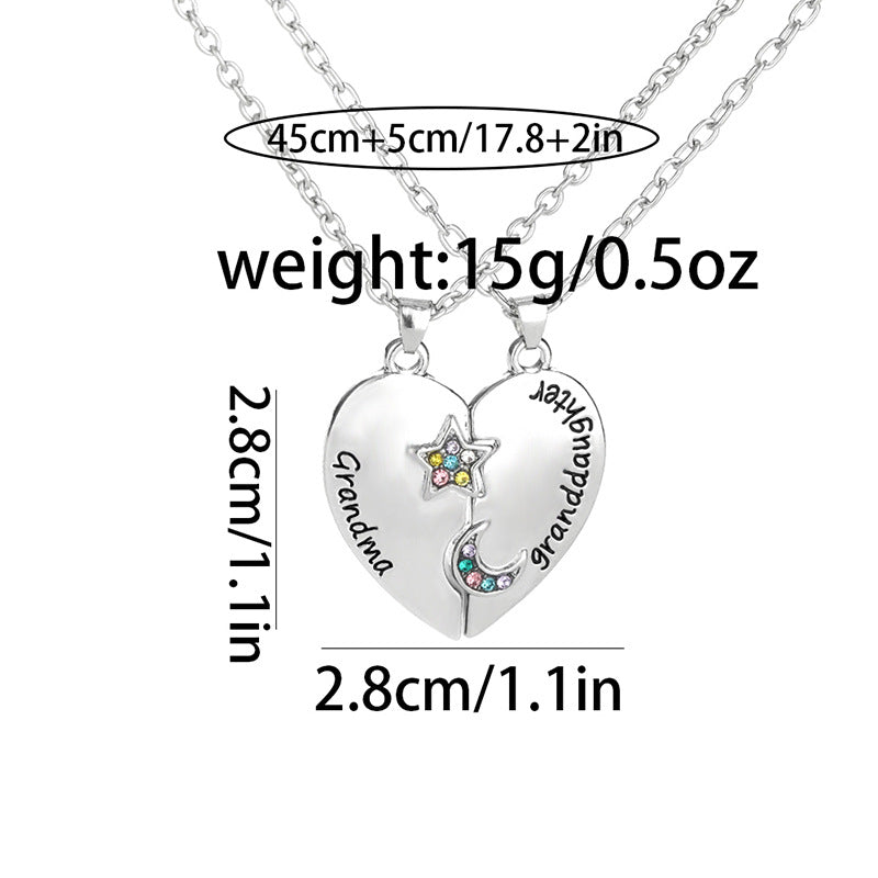 Graceful Creative Mother's Day Gift Heart-shaped Necklaces