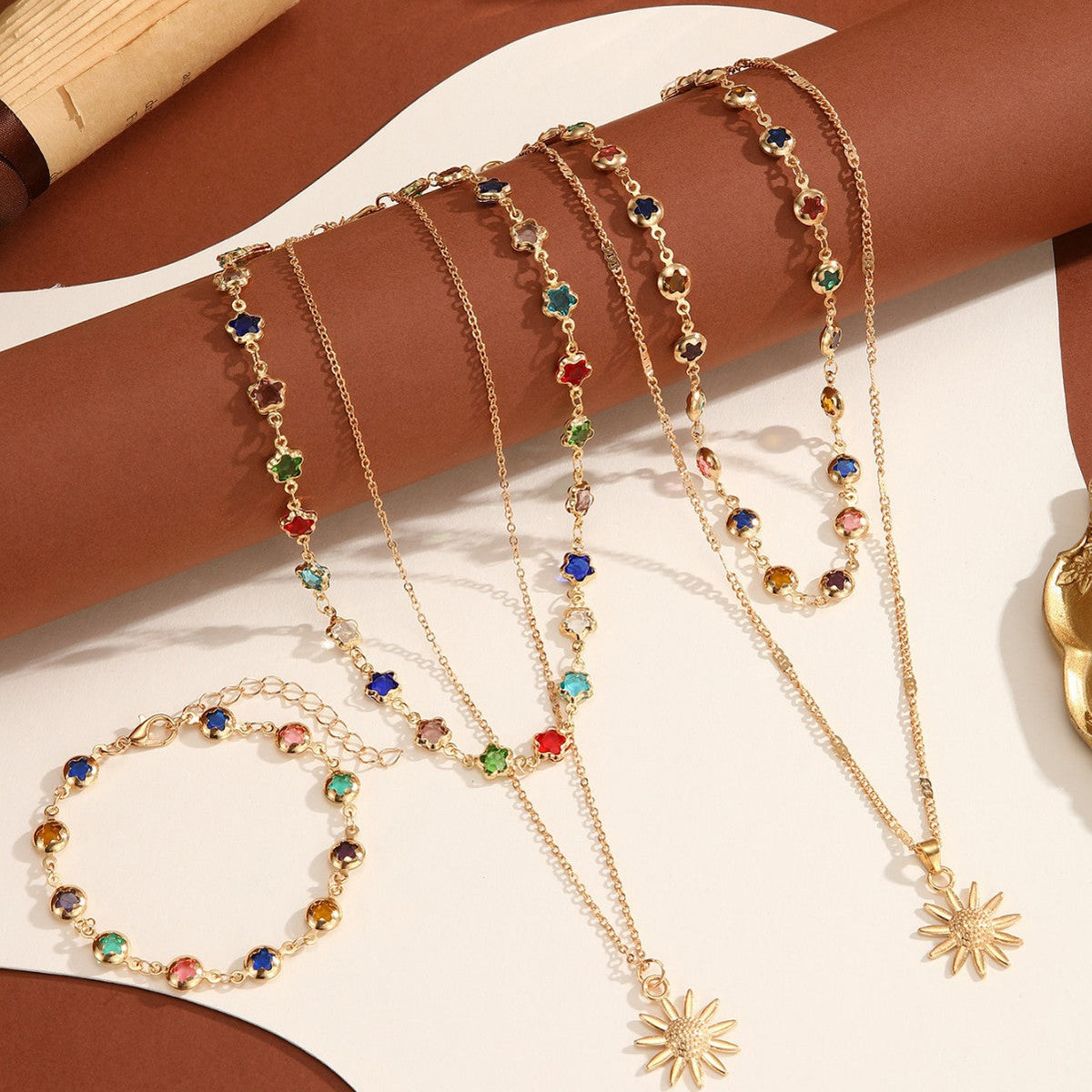 Crystal Sun Bohemian Summer Wind Beach Anklets