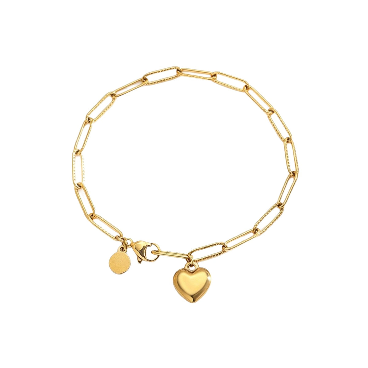 Women's Stainless Steel Titanium Simple Love Bracelets