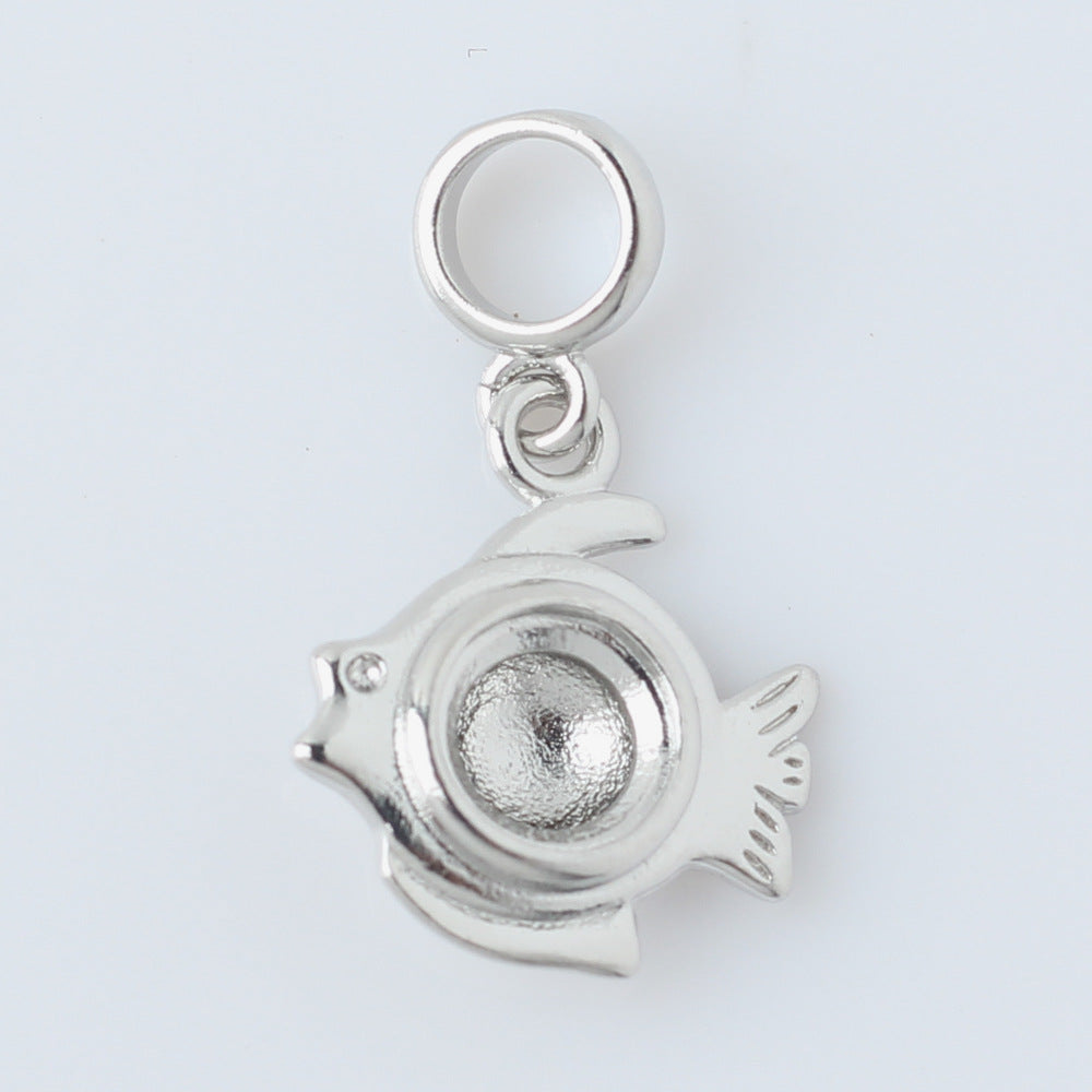 Beads Holder Large Single Eardrop Frame Lucky Exquisite Universal Pearl Pendant